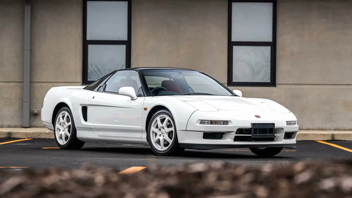 White 1995 Honda NSX Type R